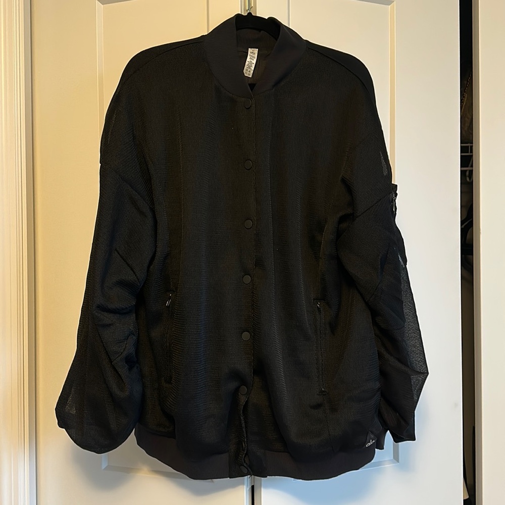 ALO Yoga Black Bomber Jacket